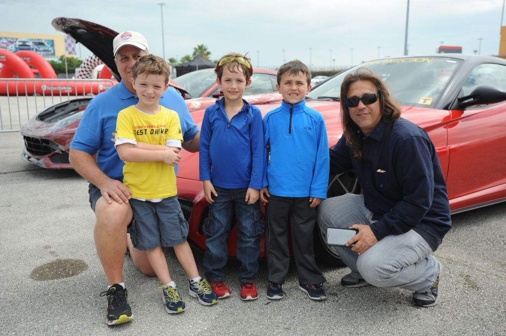 Al Garcia, Dax Hallock, & children