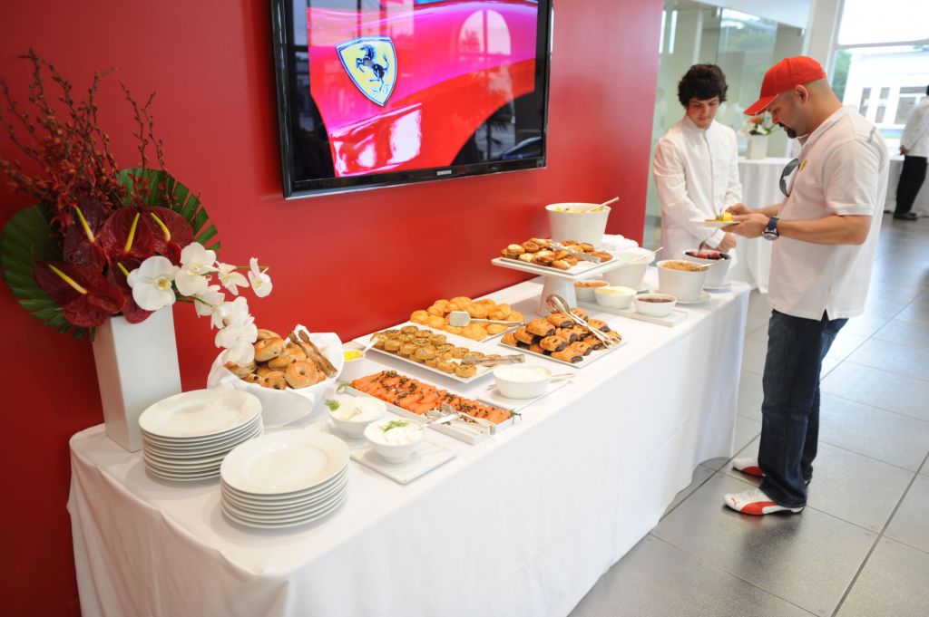 the collection showroom breakfast