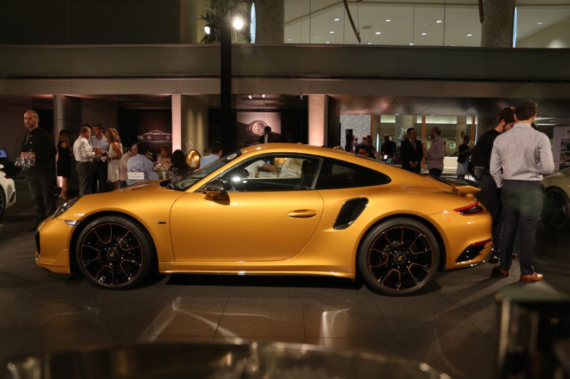 Gold Porsche 911 Turbo S Exclusive Series