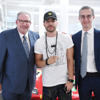 ken gorin miami philanthropist and ceo of the collection with prince royce and matteo torre