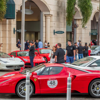 red Ferrari Enzo