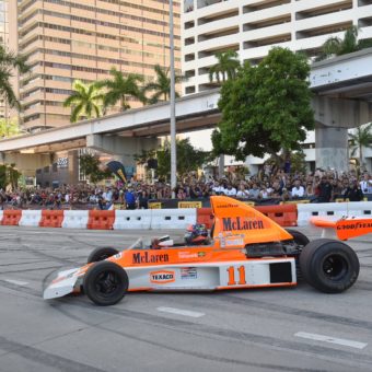 Formula 1 McLaren Car Race Downtown Miami