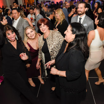 THE COLLECTION holiday party 2018 dance floor