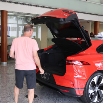 Jaguar I-PACE trunk at THE COLLECTION
