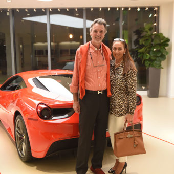 Diego Cagol & Millie Cagol at Ferrari Drive & Dine – Sette Osteria