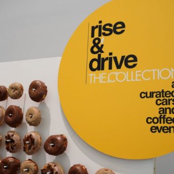donut wall RISE AND DRIVE AT THE COLLECTION