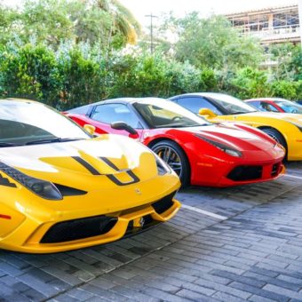 The Collection Ferrari and Ferrari of Miami, in collaboration with Toys For Boys Magazine and Veuve Clicquot, held a champagne dinner and Portofino test drive event at Mr. C’s Hotel in Coconut Grove.
